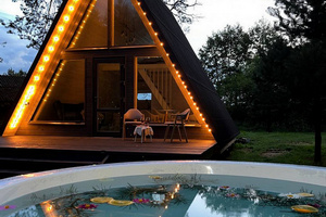 Треугольный дом A-frame «Vibe House»