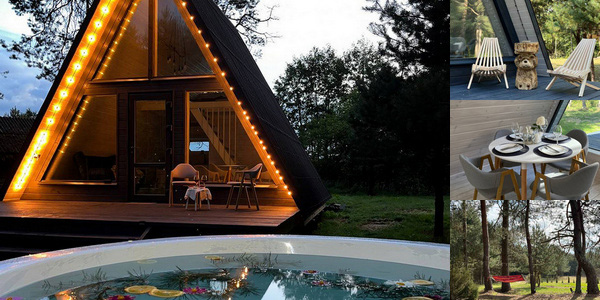 Треугольный дом A-frame «Vibe House»